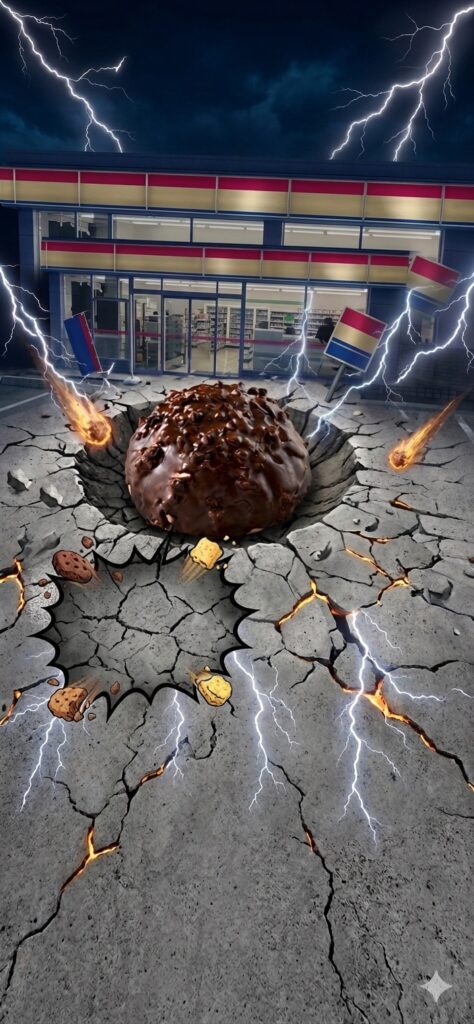 パンのPOPを作ったら隕石が降ってきてしまった画像